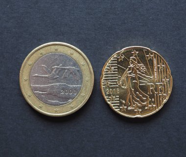 Euro para para (Eur), Fransa ve Finlandiya Avrupa Birliği para birimi