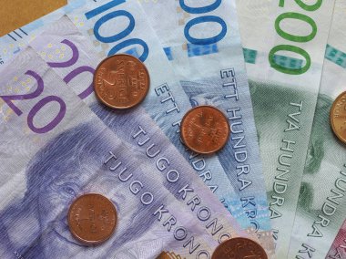 İsveç Kronu banknot para (Sek), İsveç para birimi