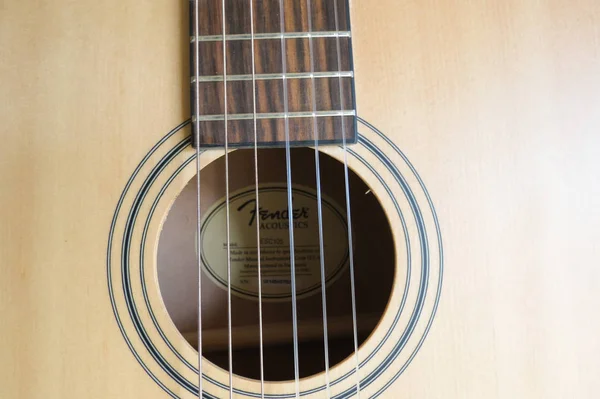 Scottsdale Arizona Circa Novembre 2015 Fender Guitare Classique Esc105 Série — Photo