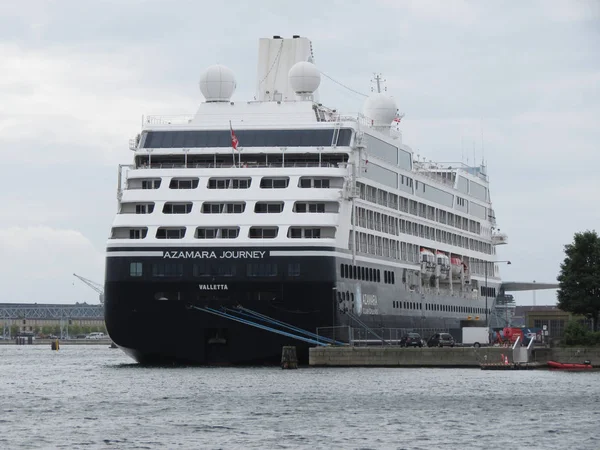 Kopenhagen Dänemark August 2017 Azamara Reise Valletta Klasse Kreuzfahrtschiff Von — Stockfoto