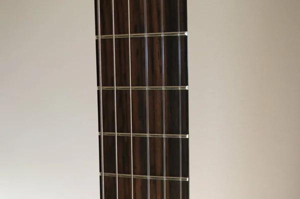 Guitarra Clásica Con Cuerdas Nylon — Foto de Stock