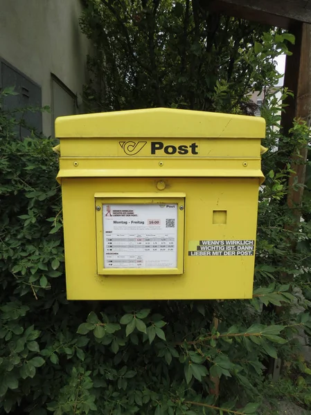Vienna Áustria Circa Junho 2018 Caixa Postal Para Envio Correio — Fotografia de Stock