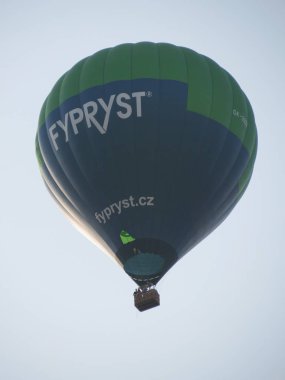 Brno, Çek Cumhuriyeti - Eylül 2018 yaklaşık: Fypryst sıcak hava balonu