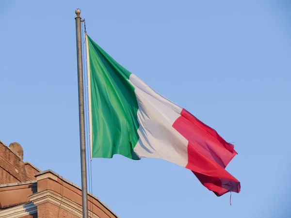 Italian Flag of Italy — Stock Photo, Image