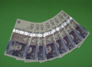20 Pound notlar, Londra'da Birleşik Krallık