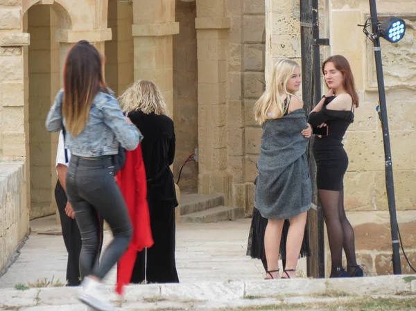 Malta Fashion Week 2019 w: Fort St Elmo — Zdjęcie stockowe
