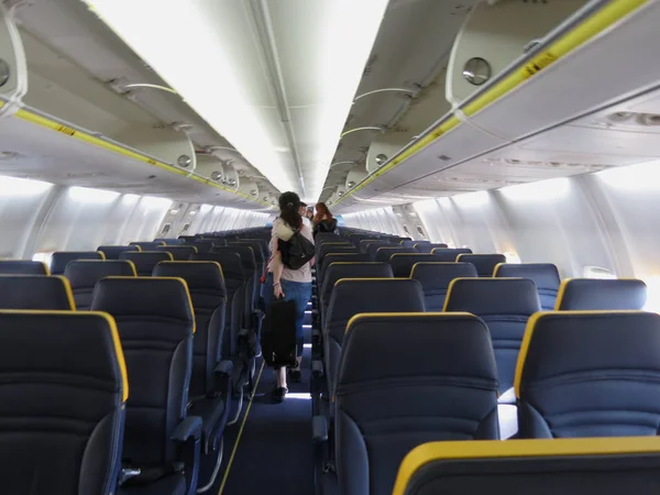 Ryanair Boeing 737-800 ombordstigning — Stockfoto