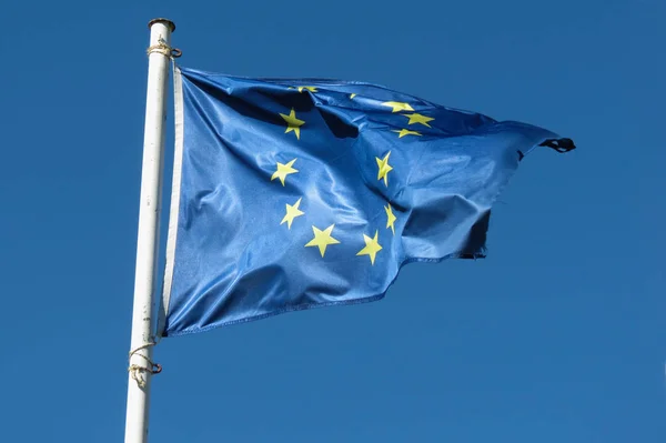 Bandeira da União Europeia (UE ) — Fotografia de Stock