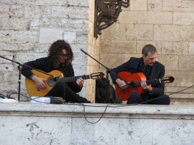 Duo Flamenko Cristiano Ugolini ve Nuccio Nobili Perugia içinde