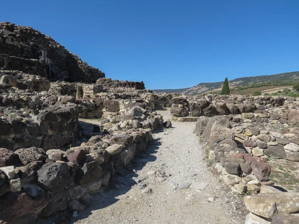 Su Nuraxi - Barumini nuraghe — Foto de Stock