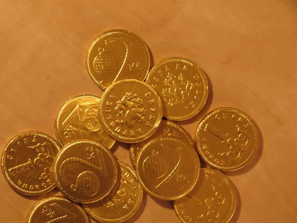 Tjeckiska kronor guldmynt — Stockfoto