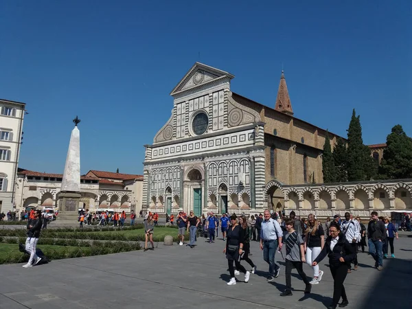Florence Italy Circa April 2019 Santa Maria Novella Church Square — 스톡 사진