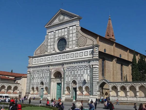 Италия Кирка Апрель 2019 Церковь Площадь Санта Мария Новелла — стоковое фото