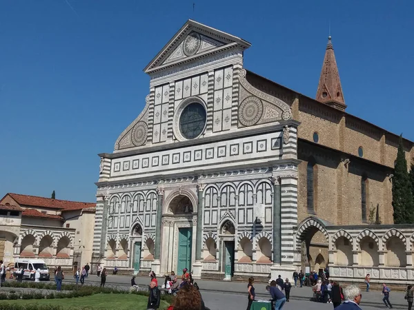 Firenze Italia Circa Aprile 2019 Chiesa Piazza Santa Maria Novella — Foto Stock