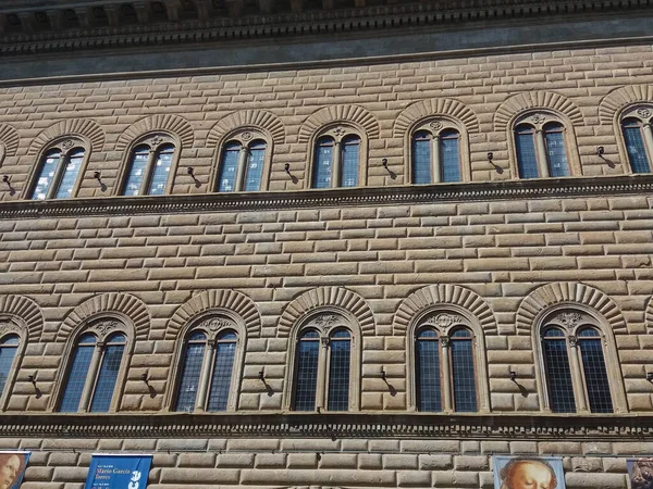 Florencia Italia Circa Abril 2019 Palazzo Strozzi — Foto de Stock