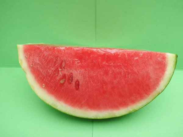 Grön Vattenmelon Vegetarisk Fruktmat Vetenskapligt Namn Citrullus Lanatus — Stockfoto