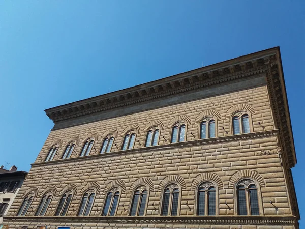 Florence Italy Circa April 2019 Palazzo Strozzi — Stock Photo, Image