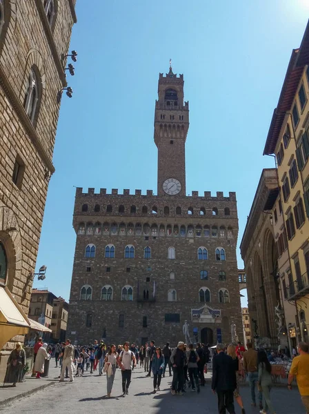 Květina Itálie Circa April 2019 Palazzo Vecchio Znamená Starý Palác — Stock fotografie