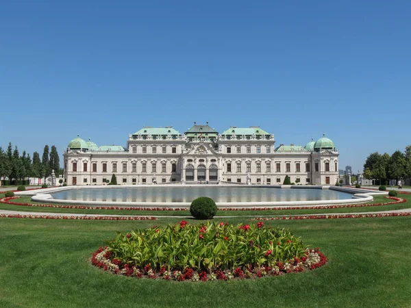 Vienna Oostenrijk Circa Juli 2020 Schloss Belvedere Vertaling Belvedere Palace — Stockfoto