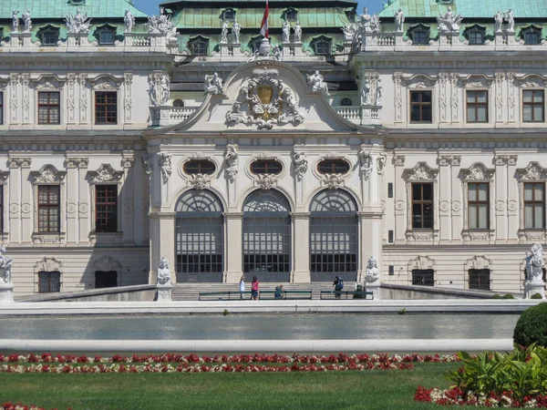 Wien Österreich Circa Juli 2020 Schloss Belvedere Übersetzung Schloss Belvedere — Stockfoto