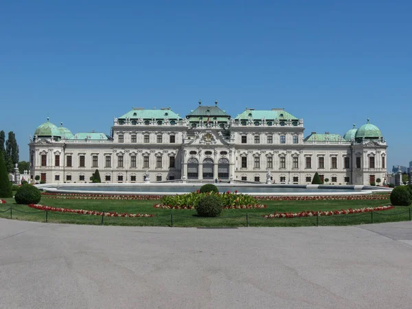 Vienna Oostenrijk Circa Juli 2020 Schloss Belvedere Vertaling Belvedere Palace — Stockfoto