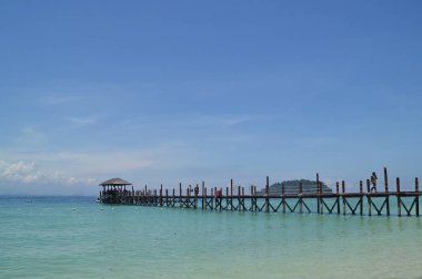 plajda bir İskelesi