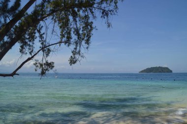 plajda bir görünüm