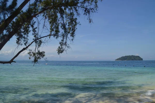 Una Vista Sulla Spiaggia — Foto Stock