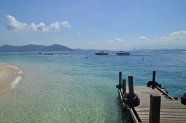 plajda bir İskelesi