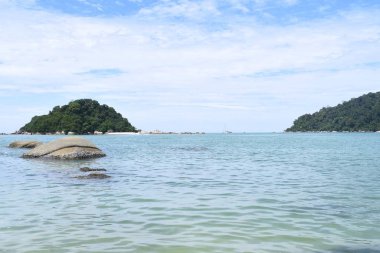 plajda bir görünüm