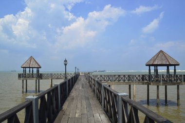 plajda bir İskelesi