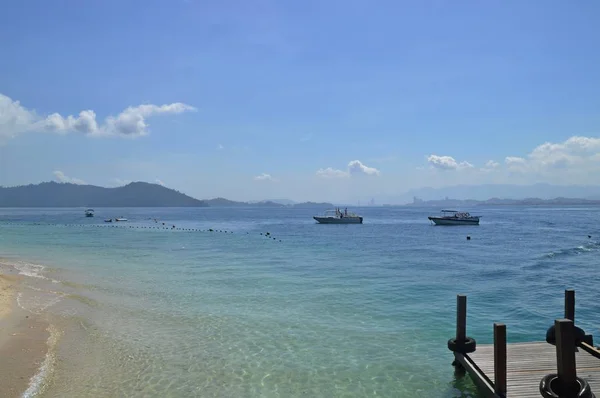 Una Vista Sulla Spiaggia — Foto Stock