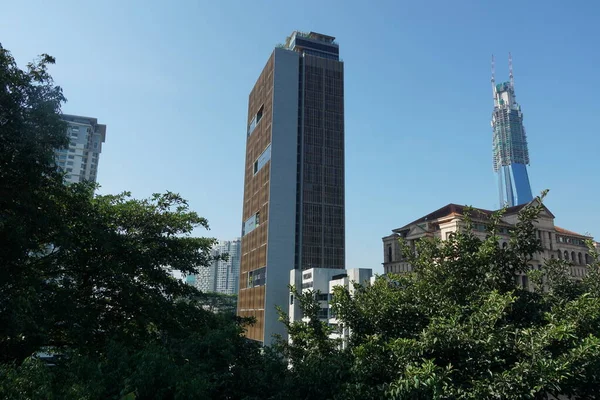 Kuala Lumpur Malaysia July 2020 View Kuala Lumpur Skytowers Green — Stock Photo, Image