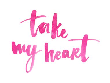 Kalbimi al-eşsiz el yazısı. Sevgililer günü için romantik tasarım elemanı, tarih daveti kartı, poster veya giyim tasarımı kaydetmek. 