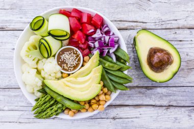 Buda kasesi, sağlıklı ve dengeli yemek.. 