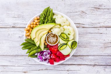 Buda kasesi, sağlıklı ve dengeli yemek.. 