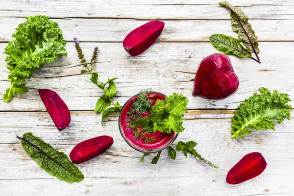 Fresh Healthy Red Beetroot Juice Healthy Food Detox — Stock Photo, Image