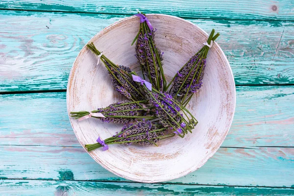 Aromatic Potpourri Made Lavender — Stock Photo, Image