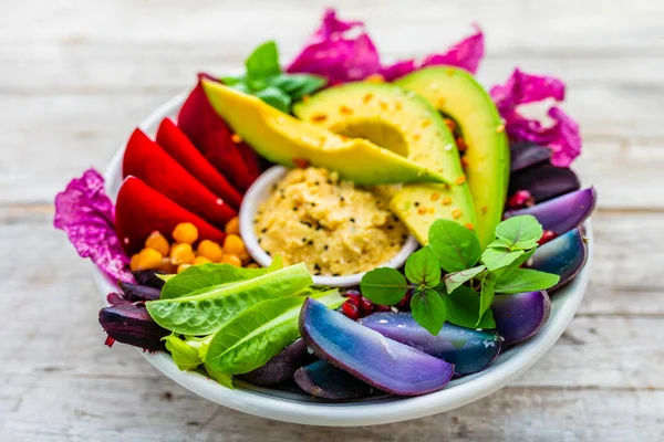 Zdravé Vyvážené Jídlo Vegetariánské Veganské Jídlo — Stock fotografie