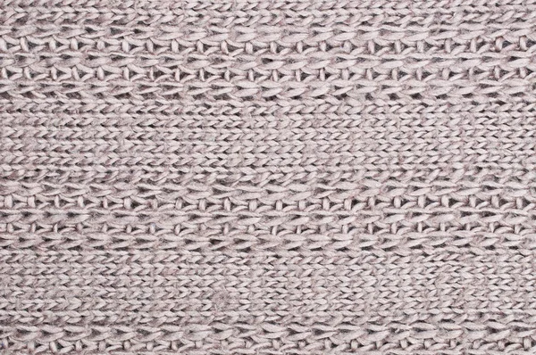 Seamless Beige Knitwear Fabric Texture Pigtails Repeating Machine Knitting Texture — Stock Photo, Image