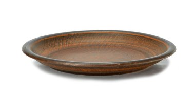 Kil kase beyaz bir arka planda (Üstten Görünüm)