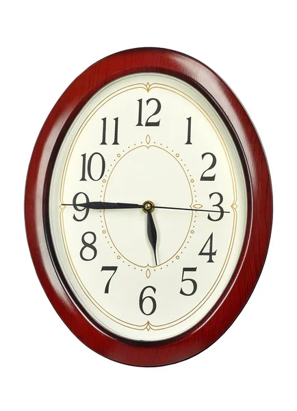 分離した白い背景のクォーツ時計 — ストック写真