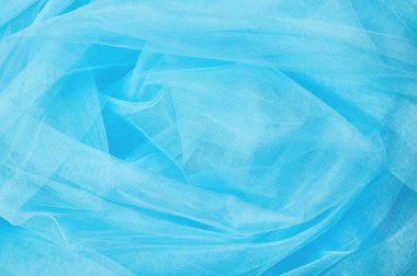 parlak mavi Organze açık renkli kumaş arka plan