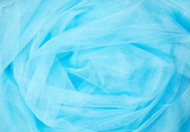 parlak mavi Organze açık renkli kumaş arka plan