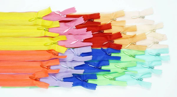 Closure Zipper Zipper Closure Sewing Accessories Colored — Stock Photo, Image