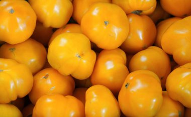 closeup shot of yellow cherry tomatoes clipart