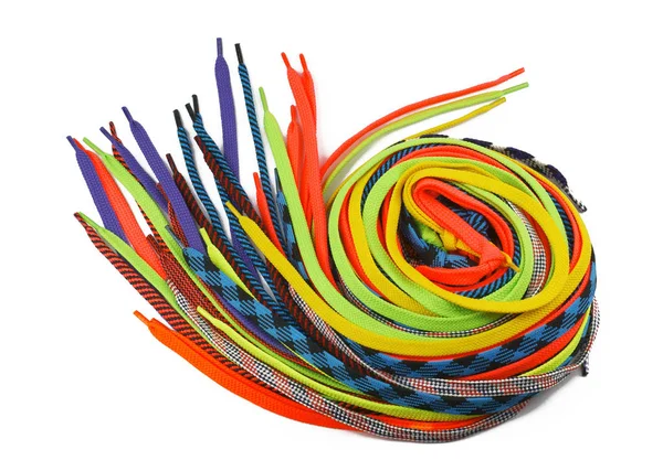 Шнурки Разноцветный Яркий Аксессуар — стоковое фото