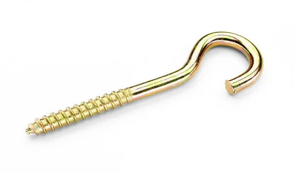Téma Closeup Építőipari Berendezés Arany Horog Semi Gyűrű — Stock Fotó