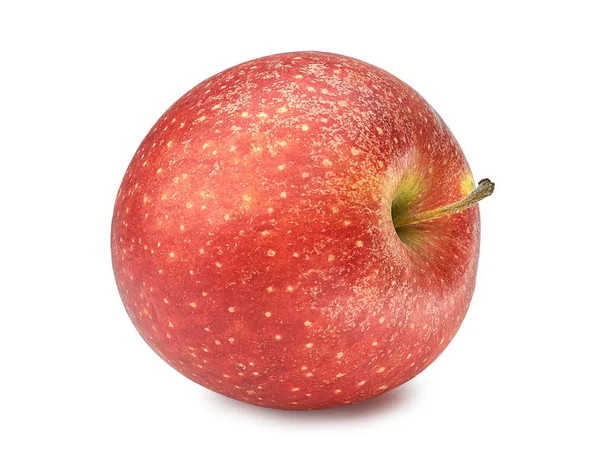 Beyaz arka plan üzerinde büyük taze olgun kırmızı elma — Stok fotoğraf