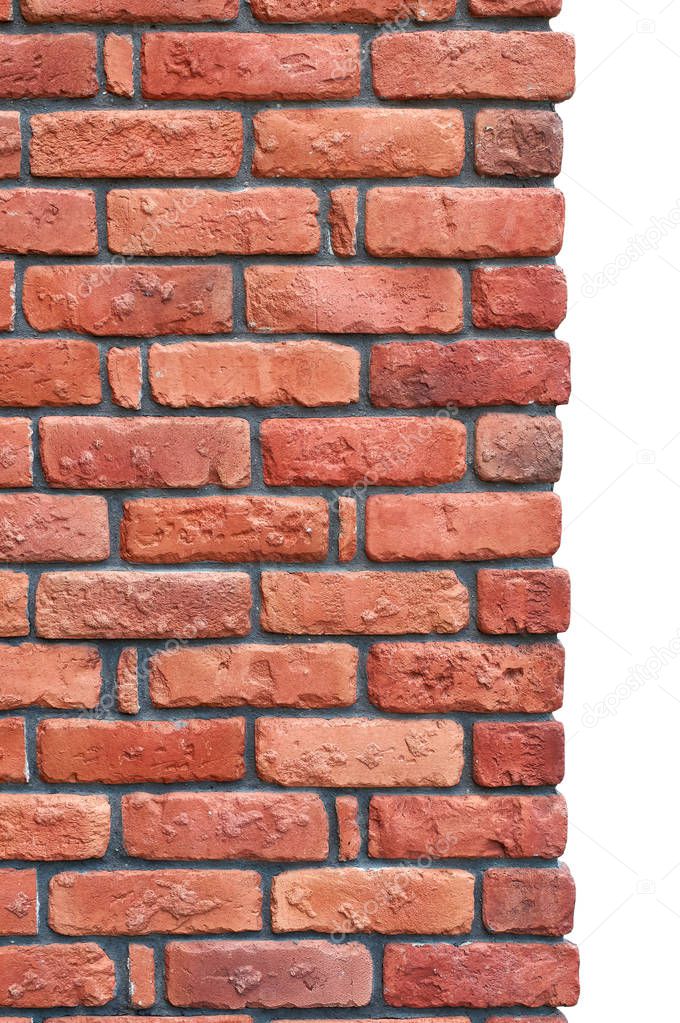 brick wall corner edge